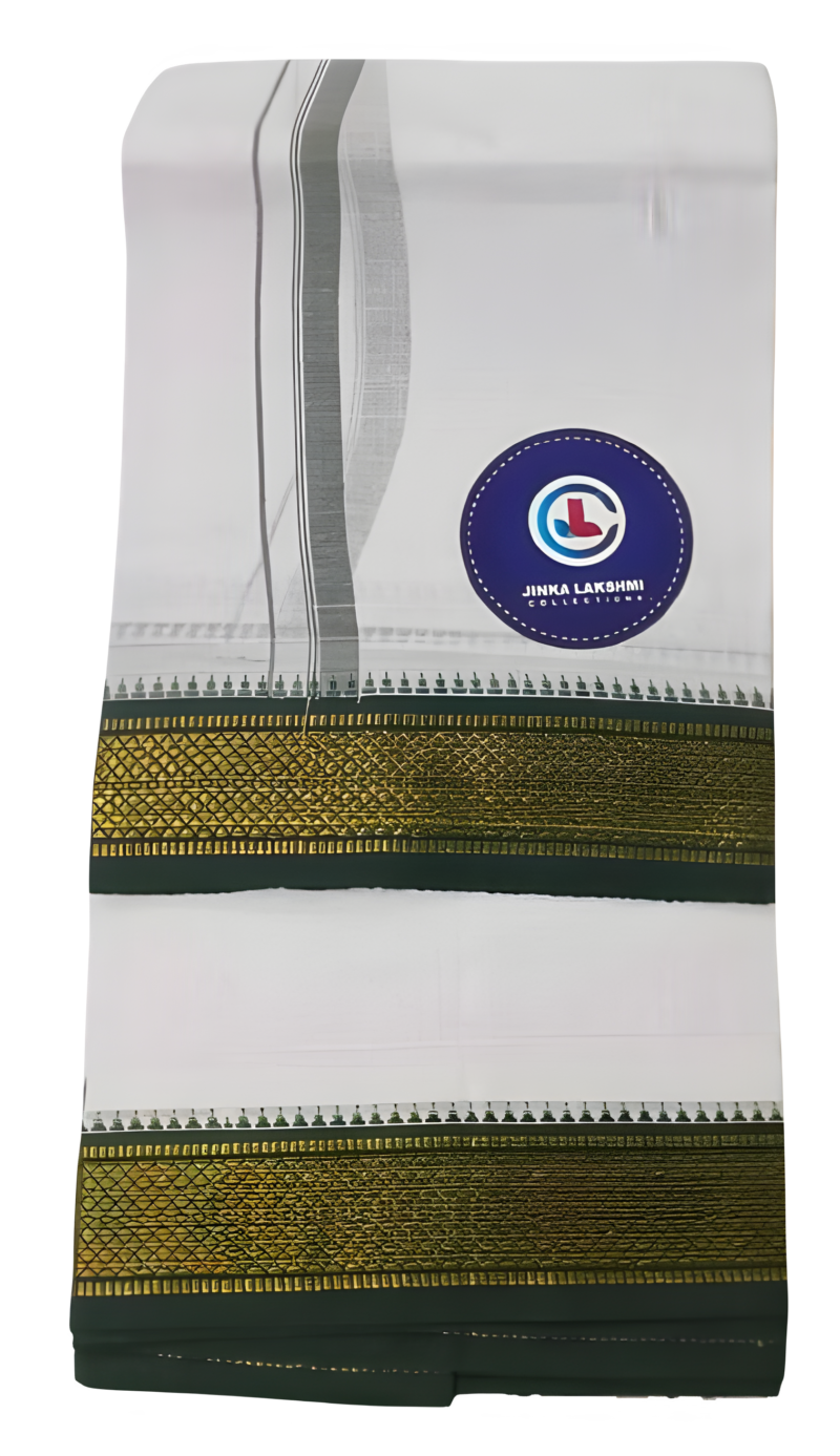 White Cotton Lungi 2 Meters