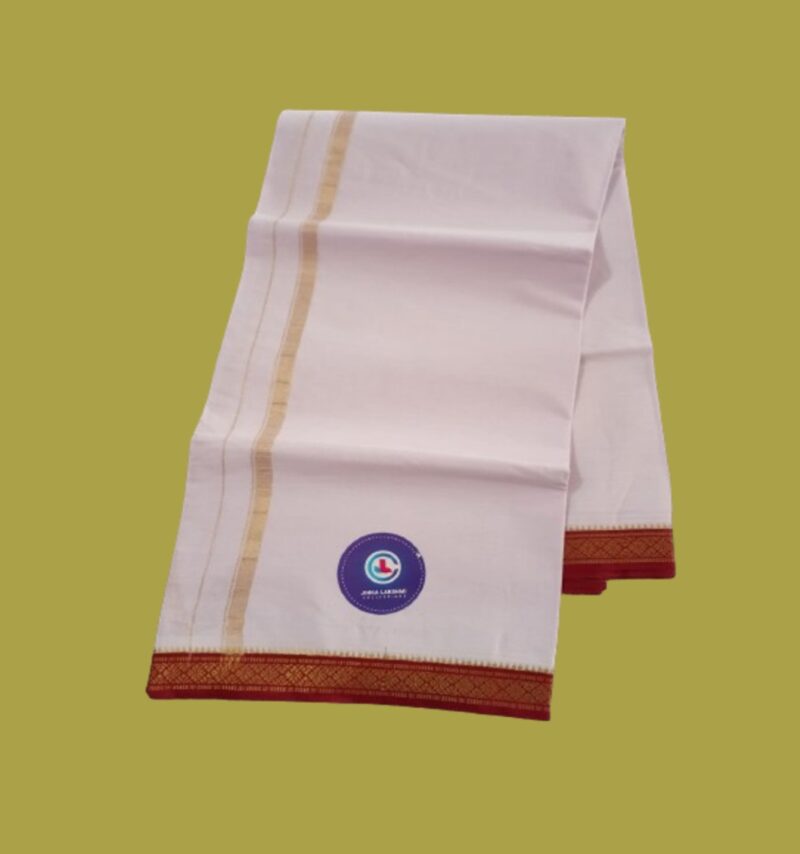 White Dhoti 4 Meters