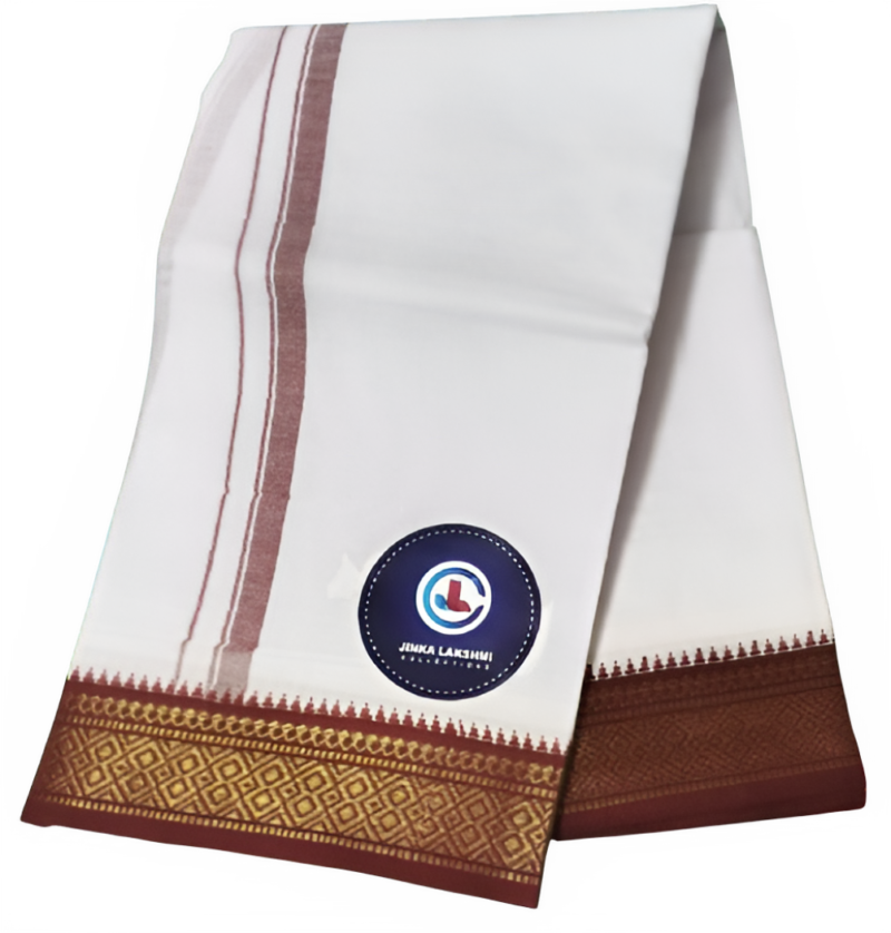 White Cotton Lungi 2 Meters
