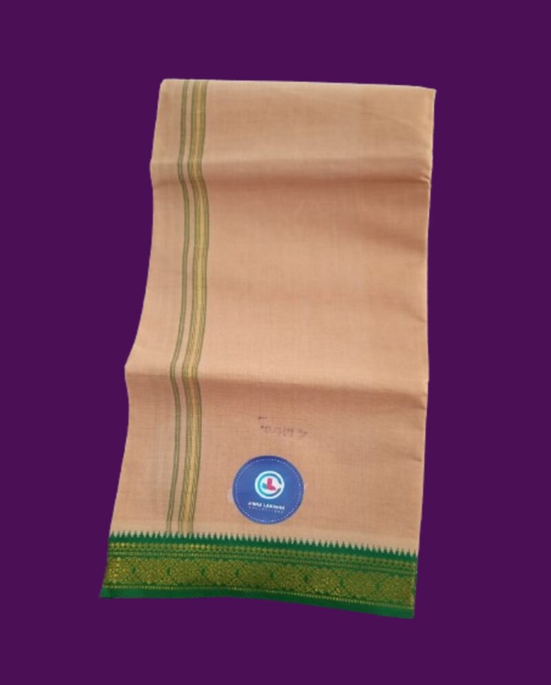 Biege Color Dhoti 4 Meters