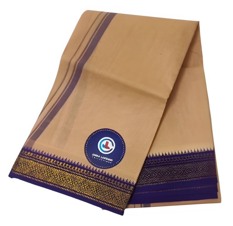 Biege Color Cotton Lungi 2 Meters