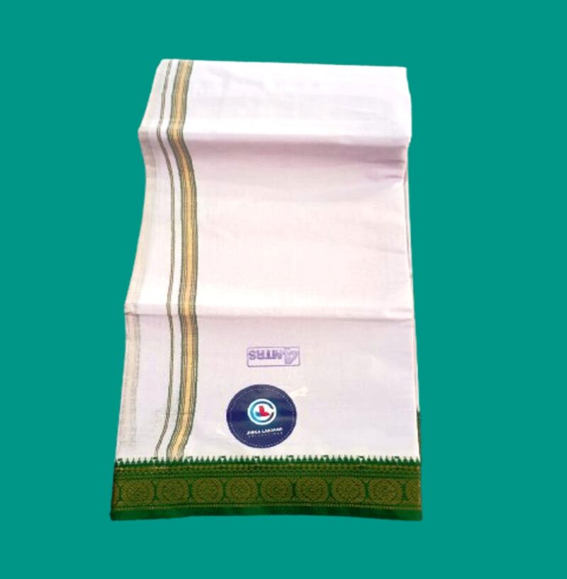 White Color Dhoti 4 Meters